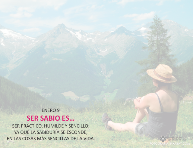 Ser sabio es...